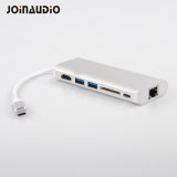Type-C Multi-Port Hub Adapter with RJ45/2*USB3.0/SD/Pd Charging (9.5028)