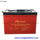 Cspower VRLA Battery 12V 100ah, Deep Cycle Battery for Solar