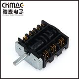 Black Cooker Rotary Switch 16A 250V T125