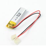 Rechargeable 501140 3.7V 180mAh Polymer Lithium Ion Battery