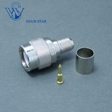 TNC Male Plug Crimp Coaxial Connector for LMR300 Cable