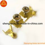 Copper Brass Electric Terminal Stamping Parts Sx052