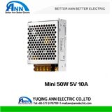 Ms-50-5 with Ce RoHS 5V 10A Mini Size Power Supply, SMPS, Regulated Power Supply