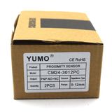 Yumo Cm24-3012PC Proximity Switch Optical Inductive Proximity Sensor Capacitive Sensor