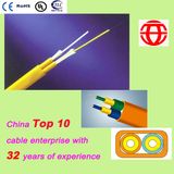 Indoor 2 Core Duplex Flat Optical Fiber Cable