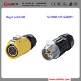 Outdoor Cable LED Waterproof 4 Pin Plug and Socket Connectors