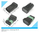 10 Pin Black Automobile Wiring Harness Connector