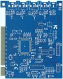 Multilayer Enig Plating Gold Fingers PCB with Blue Solder Mask