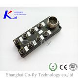 M23 M12 8 Ports 3 Pins LED Branch Box Jb Distribution Box Socket Terminal Connector