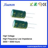160V 22UF 40000hours Electorlytic Capacitor High Frequency