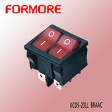 Double-Pole Rocker Switch /16A 250V Rocker Switch /Waterproof Rocker Switch