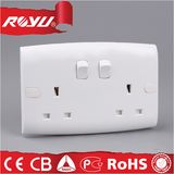 Double Power Electrical Universal Wall Switch Socket