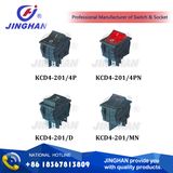 Kcd4-201 16A Illuminated Rocker Switch/ Boat Switch with Brass
