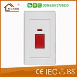 Good Price UK Standard 45A Power Wall Switch