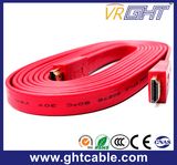 Red High Quality Flat HDMI Cable (F016)