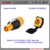 3pin Battery Terminal Connectors Quick Coupling Outdoor Audio Connectors