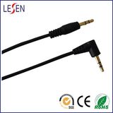 Stereo Audio Cable, 3.5mm Stereo Male Straight Plug to 3.5mm Stereo Male Right Angle Plug