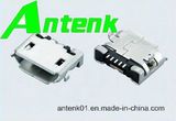 Micro USB Connectors 5p Receptacle B Type SMT (Shell DIP)