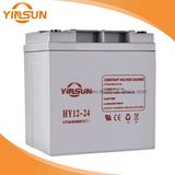 12V24ah Rechargeable Solar Battery for UPS Solar and Alarm System
