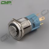 CMP LED Spdt Electronics Metal Push Button Switch TUV Ce