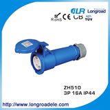 Single Phase Industrial Socket (Protection Rate IP44)