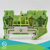 China Supply Spring Type Wiring Earth Clamp Terminal Block