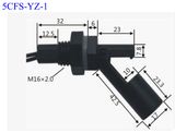 5CFS-YZ-1 Horizontal Water Tank Level PP Float Switch with M16 thread