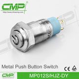 Power Symbol 12mm Waterproof Push Button Switch