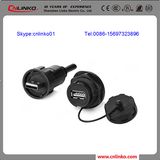 USB2.0 Cable Connector with Protection Level IP67 for Computer