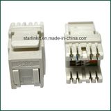 CAT6 UTP 180 Degree Keystone Jack for Information Outlet