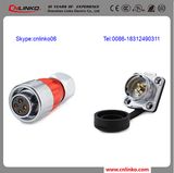 DC Connecting Wire Round Connector DC Power Jack 4 Way Connector