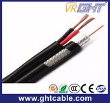 (Syv-75-3+2c Rg59+2c) Composite Siamese Coaxial Cable for Setellite/Monitor/CCTV Camera