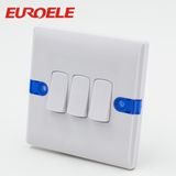 ABS PC White Color Electric 3 Gang Wall Switch Plate