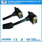 HD15p M to M 90° VGA Cable