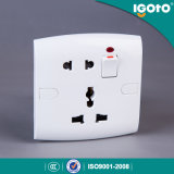 Igoto British Standard E19 Modern Electrical Wall Switch and Socket