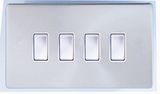 Screwless Range 4 Gang 2 Way Light Switch