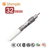 Factory Supply CATV Coaxial Cable Coax Cable Price RG6 Quad Shield