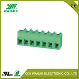Male Female Green Connector PCB Pluggable Terminal Block Wj15edgk/Km, Pitch 5.08mm