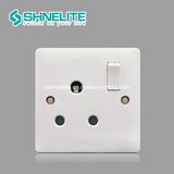 UK Bakelite Plate 1 Gang 15A Switched Socket OEM
