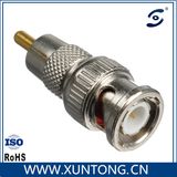 Nickel Plating Metal BNC Male to RCA Male Adapter Connector