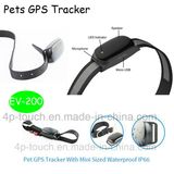 IP66 Waterproof Pets GPS Tracker for Dog with Geo-Fence (EV-200)