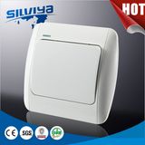 One Gang One Way Electric Light Switch with LED Indicator