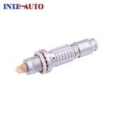 ODU Compatible M12 Metal Push Pull 10 Pins Connector