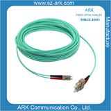 Sc-LC Multimode 50/125 Om3 Aqua Duplex Fiber Optic Cable/Patchcord