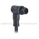 5 Pin M12 Male Right Angled Cable Connector Waterproof Connector Boat Connector