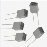 Mini Box 5mm Gray Metallized Polyester Film Capacitor 0.47UF