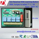 4channel 1000m RF Remote Control Switch 220V / 12V/ 24V