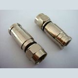 Compression F Connector with Black Ring (8404)