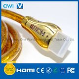 HDMI 19 Pin Plug-Plug Cable for 4K & HDTV with Blue LED Plug