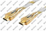 Luxuary Designed Golden Shining Plug HDMI Cable